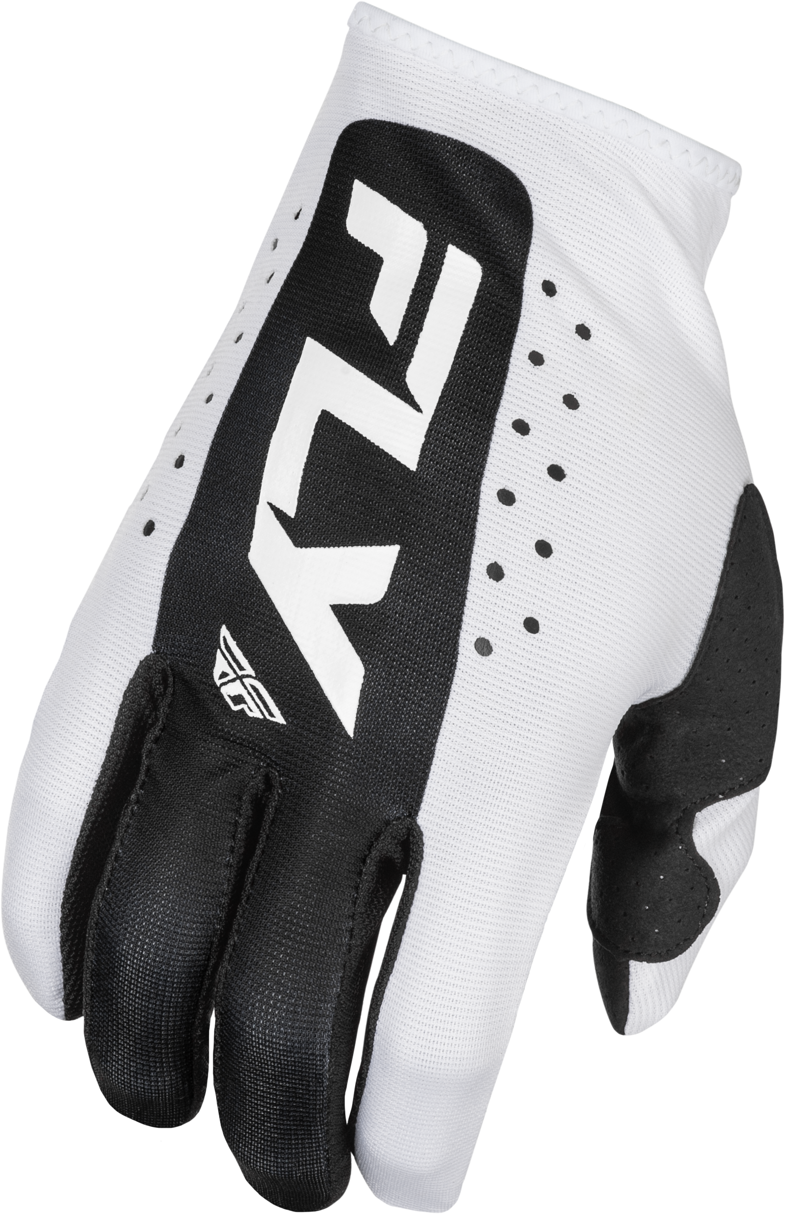 Lite Gloves White/Black Md