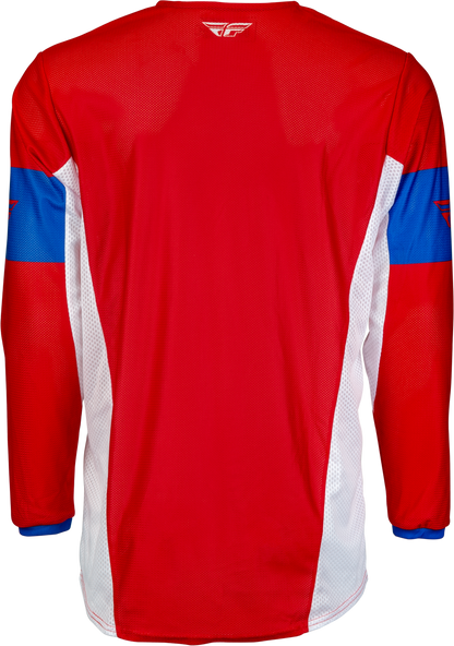 Yth Kinetic Mesh Khaos Jersey Red/White/Blue Yx