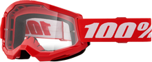 Strata 2 Goggle Red Clear Lens