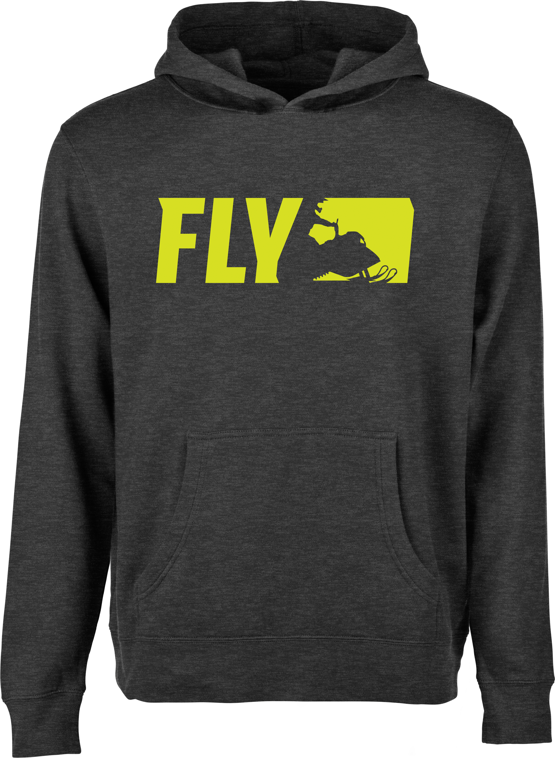 Fly Youth Primary Hoodie Charcoal Yx