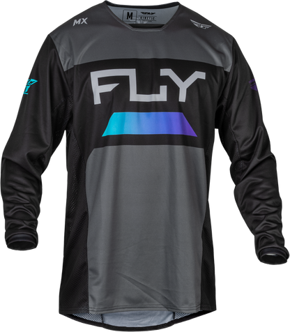 Kinetic Reload Jersey Charcoal/Black/Blue Iridium Lg