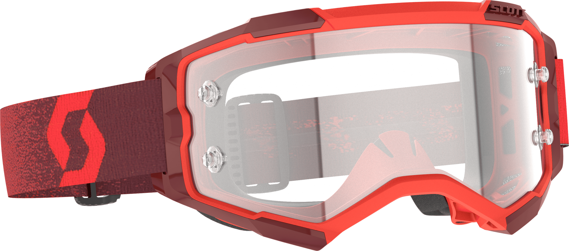 Fury Goggle Red Clear Works