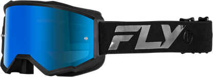 Youth Zone Goggle Black/Black W/ Sky Blue Mirror/Smoke Lens