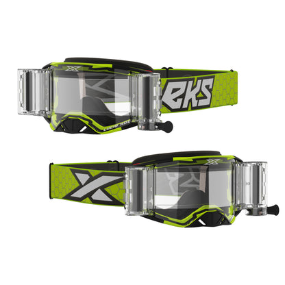 Lucid Goggle Race Pack Yellow Zip Off Clear