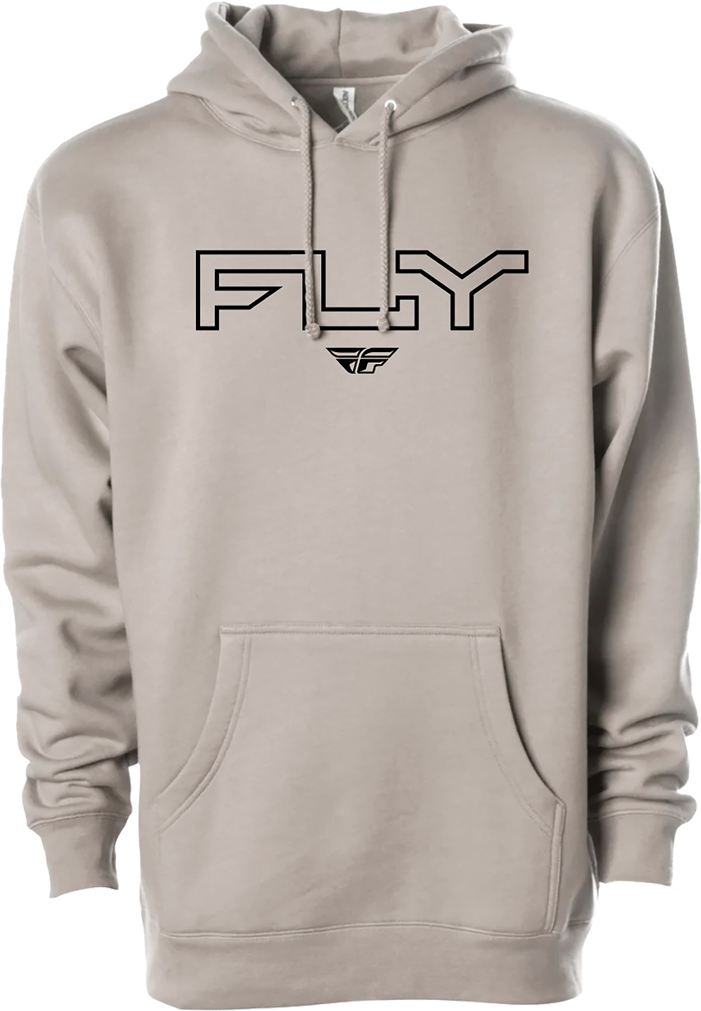 Fly Edge Hoodie Cement 2x