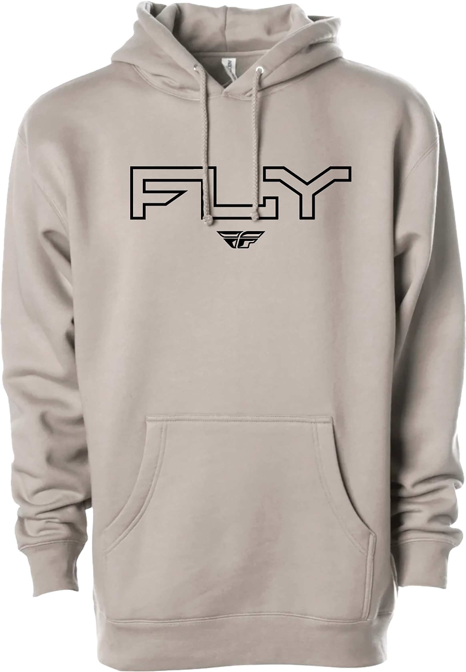 Fly Edge Hoodie Cement Lg