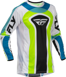 Lite Le Current Jersey White/Lime/Blue Sm