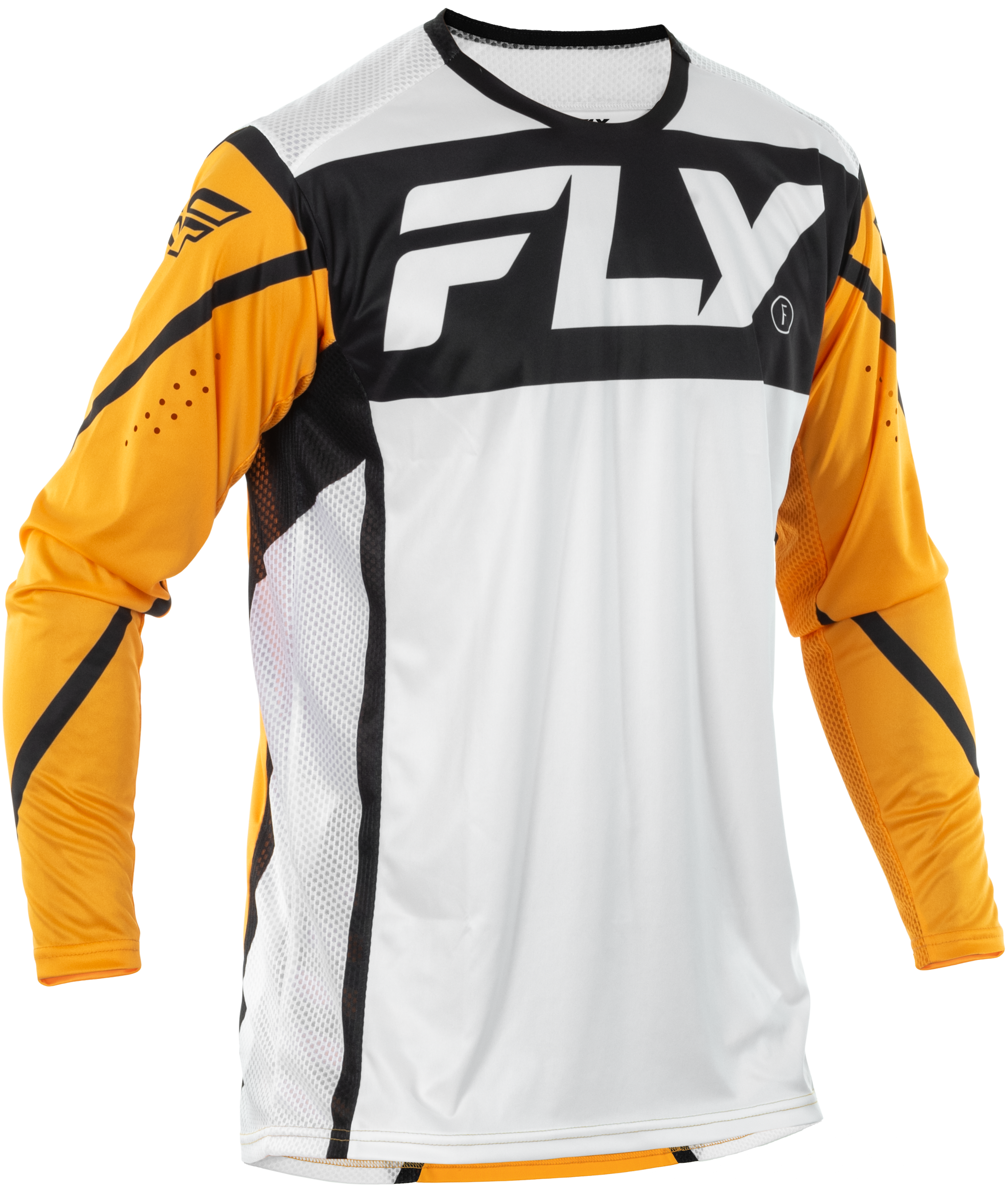 Lite Jersey White/Black/Mustard Sm