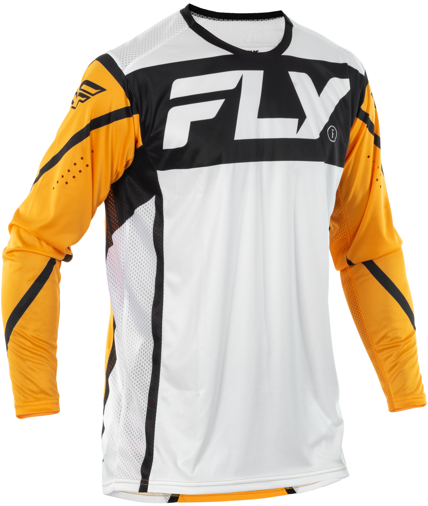 Lite Jersey White/Black/Mustard Lg