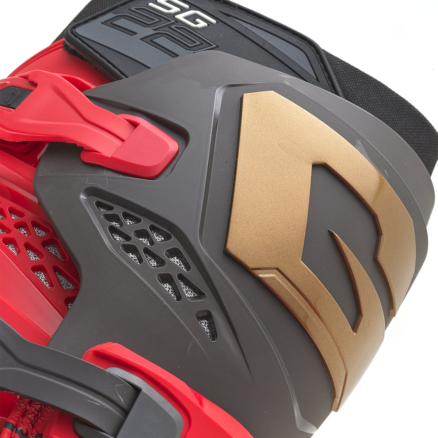 Sg22 Magma Mjk Le Boots Red/Black/Gold Sz 11