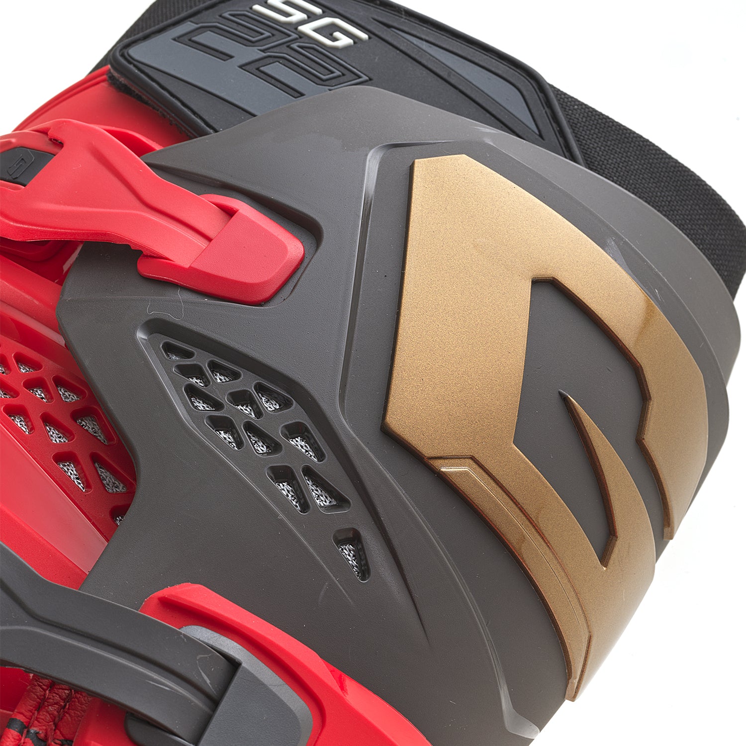 Sg22 Magma Mjk Le Boots Red/Black/Gold Sz 9