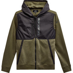 ALIGNED HOODIE MILITARY/BLACK SM