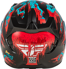 Revolt Space Creep Helmet Light Blue/Black/Red 2x