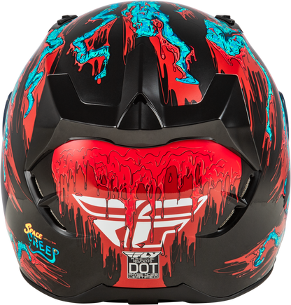 Revolt Space Creep Helmet Light Blue/Black/Red 2x