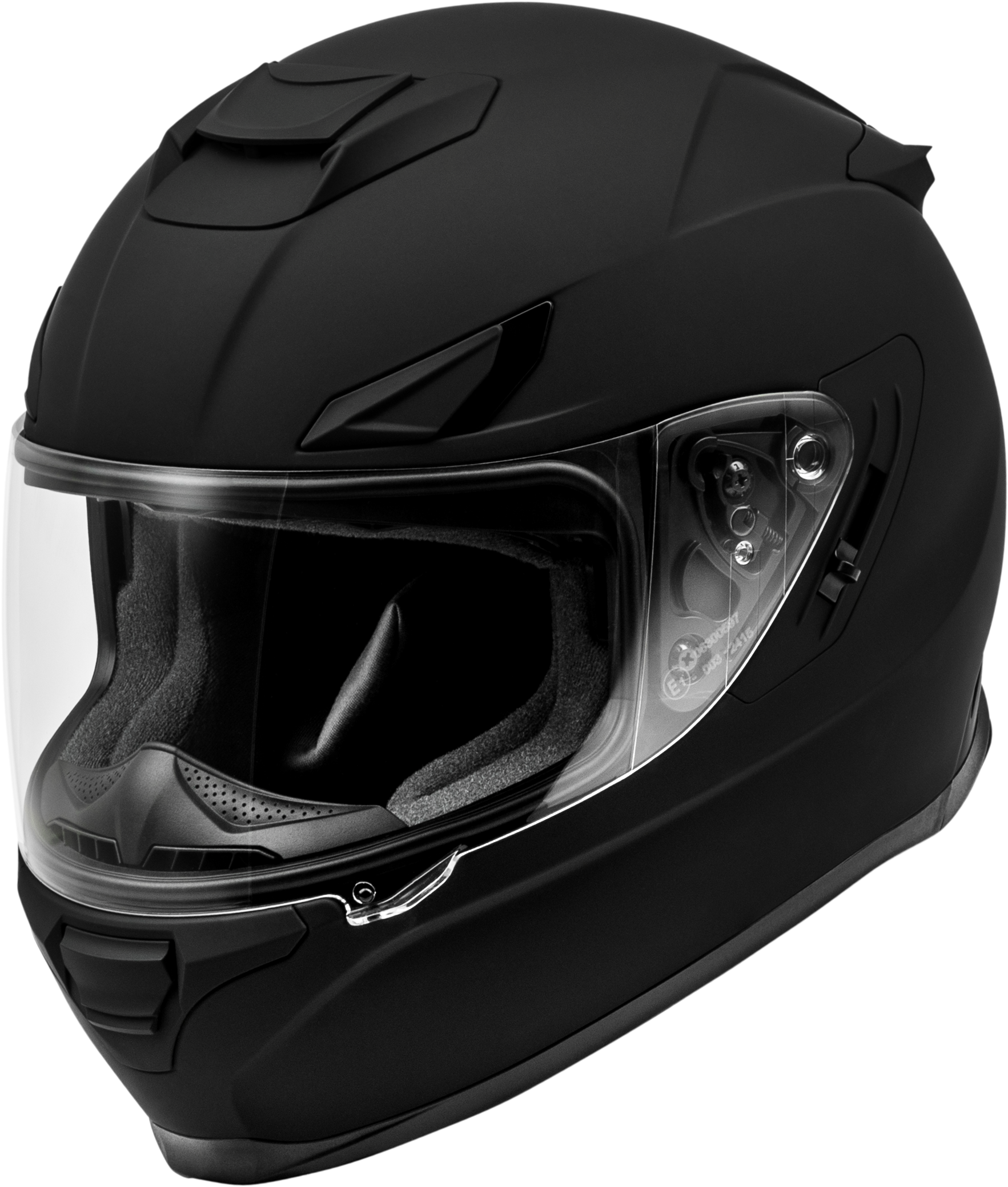 Sentinel Solid Helmet Matte Black Lg