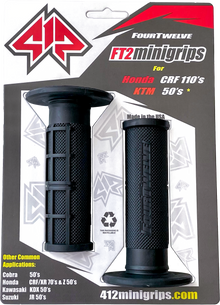 Pee Wee / Pit Bike Mini Grips 7/8" (Black)