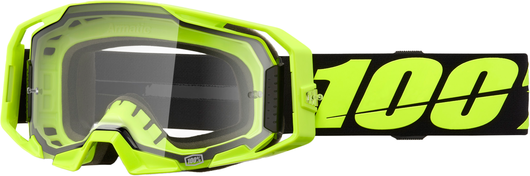 Armatic Goggle Neon Yellow Clear Lens