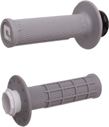 ODI Micro X Lock On Grip Half Waffle - Grey/Black Soft