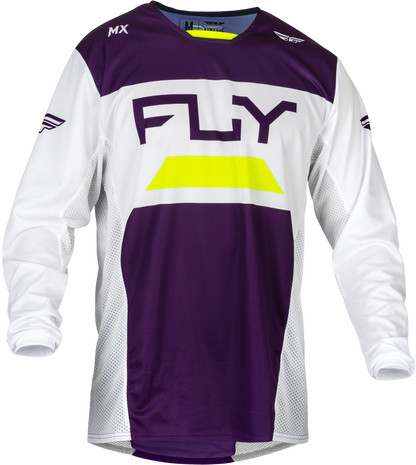 Kinetic Reload Jersey Deep Purple/White/Hi Vis 2x