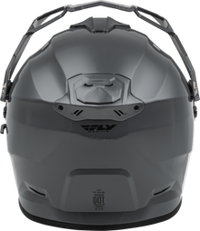 Trekker Cw Solid Helmet Dual Shld Grey Md