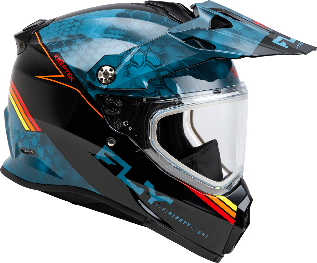 Trekker Cw Conceal Helmet Dual Shld Slate/Black/Red Xs