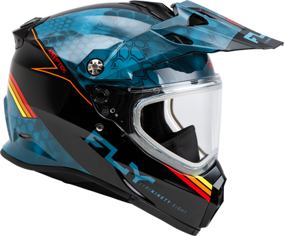 Trekker Cw Conceal Helmet Dual Shld Slate/Black/Red Xs