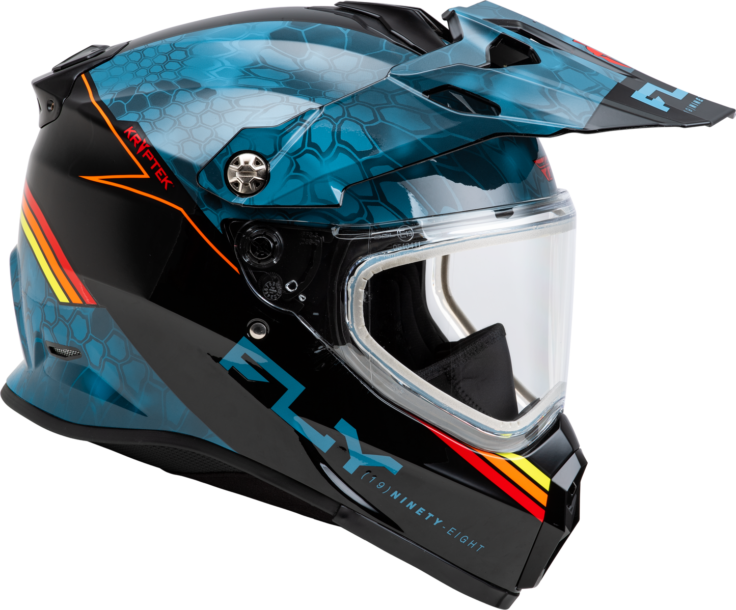 Trekker Cw Conceal Helmet Dual Shld Slate/Black/Red 2x