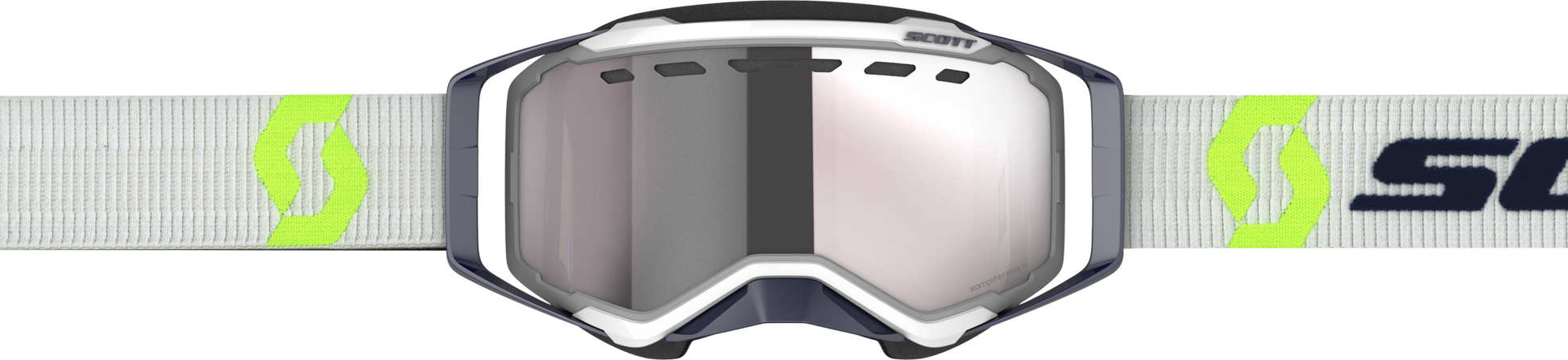 Prospect Goggle Snow Cross Grey/Ylw W/Enh Silver Chrome