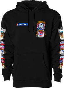 Mullet Madness Hoodie Black Lg