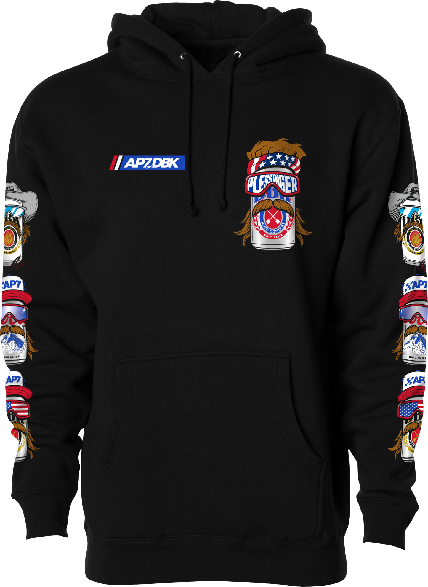 Mullet Madness Hoodie Black Xl
