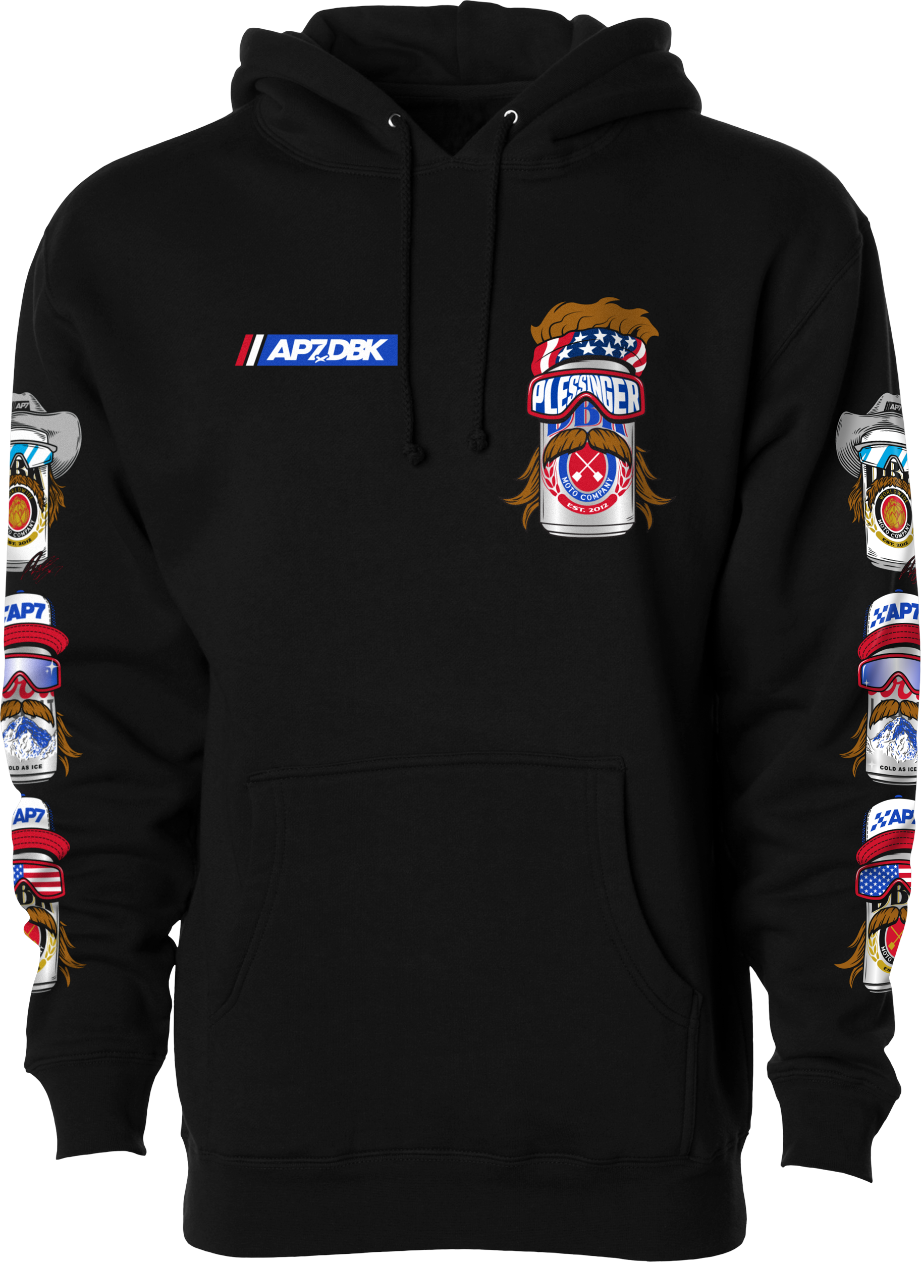 Mullet Madness Hoodie Black Sm