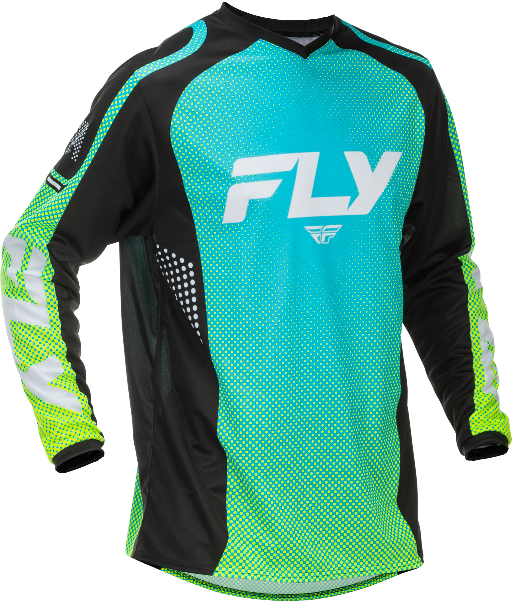 F 16 Jersey Aqua/Black/White Xl