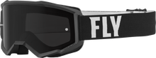 Focus Sand Goggle Black/White W/ Dark Smoke Lens