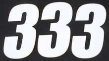 Number 3 White 6" 3/Pk