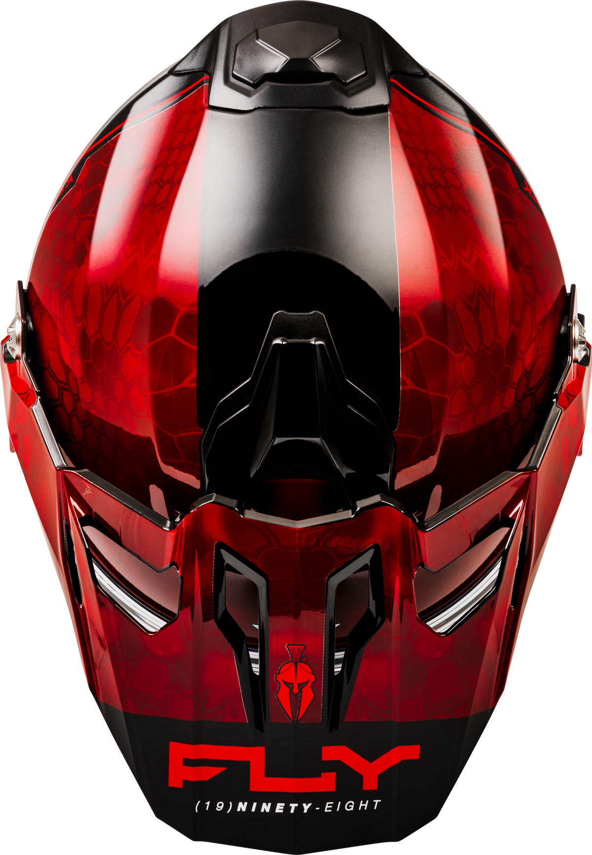 Trekker Cw Conceal Helmet Elec Shld Red/Black Lg