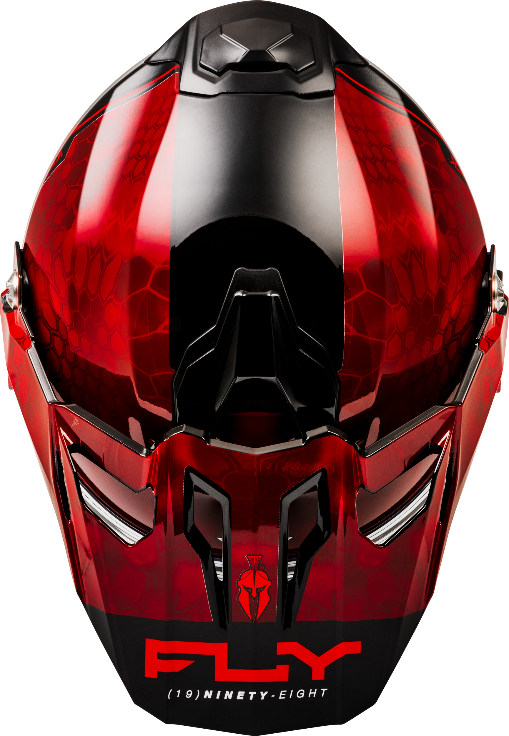 Trekker Cw Conceal Helmet Dual Shld Red/Black Xl
