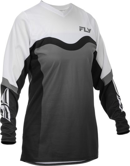 Women's F 16 Jersey Grey/Black/White Md
