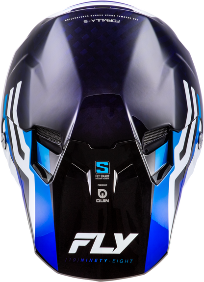 Formula S Carbon Byte Helmet Blue Carbon/Blue/White Sm
