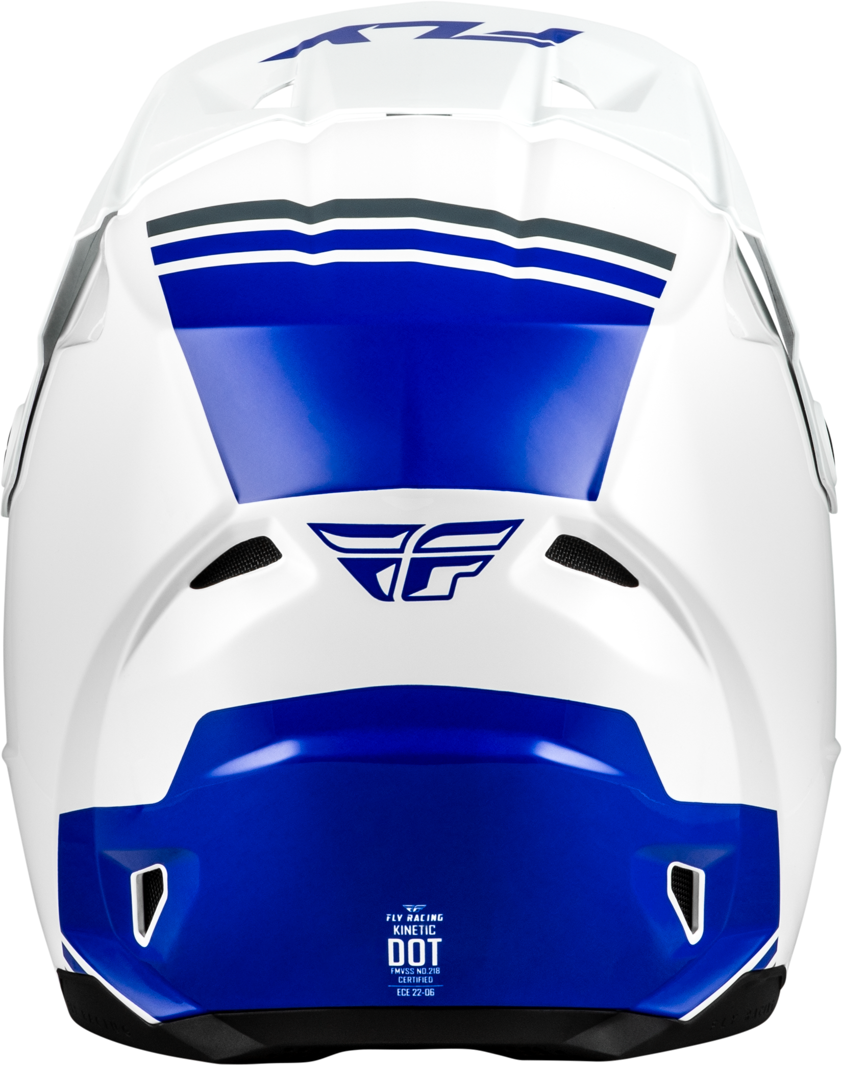 Kinetic Verdict Helmet White/Blue/Grey 2x