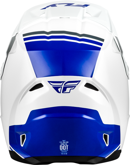 Kinetic Verdict Helmet White/Blue/Grey 2x