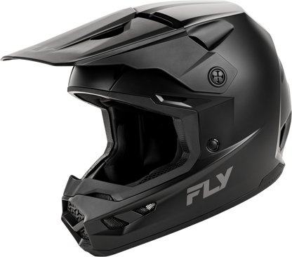 Youth Kinetic Solid Helmet Matte Black Yl