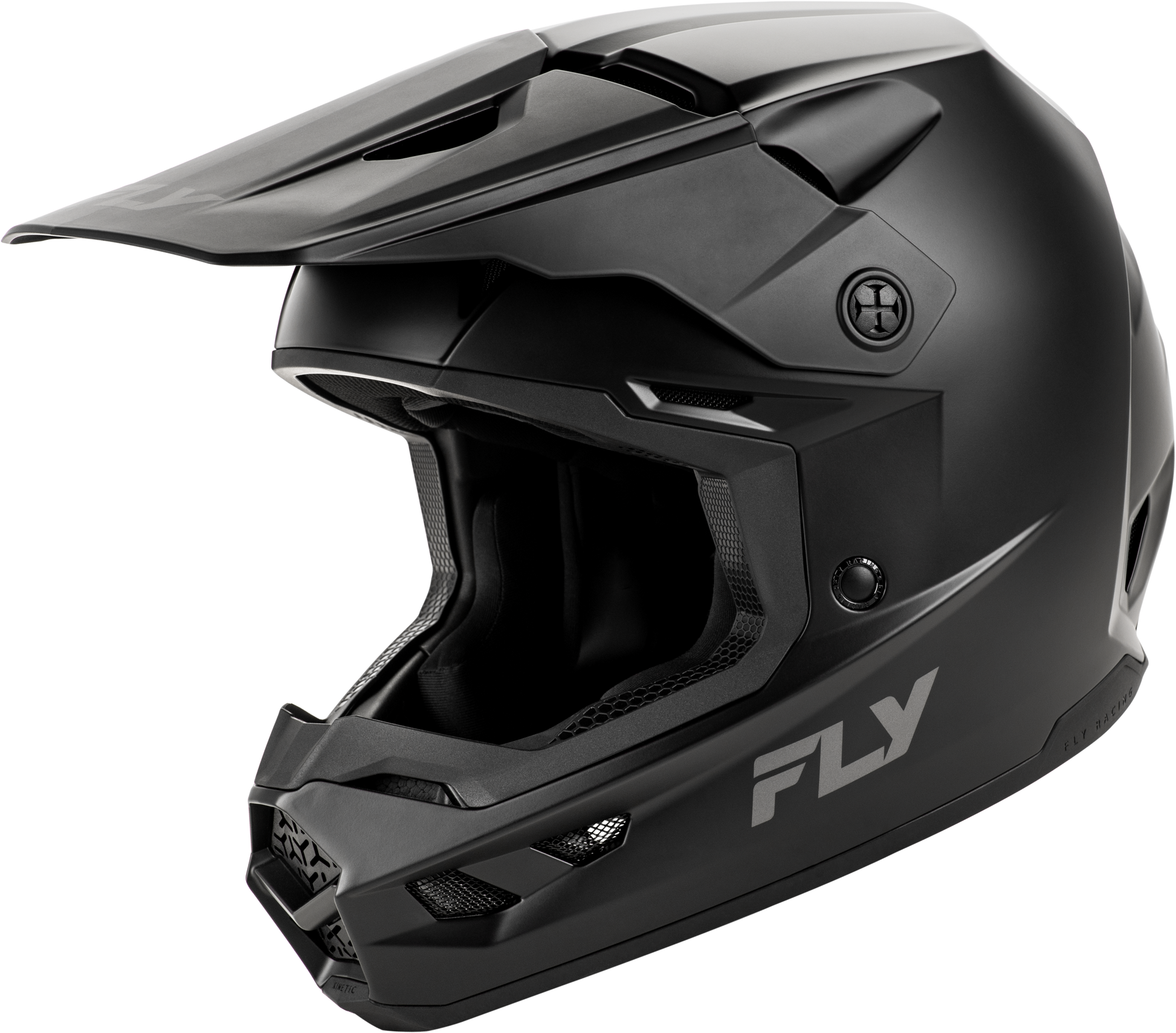 Kinetic Solid Helmet Matte Black 2x