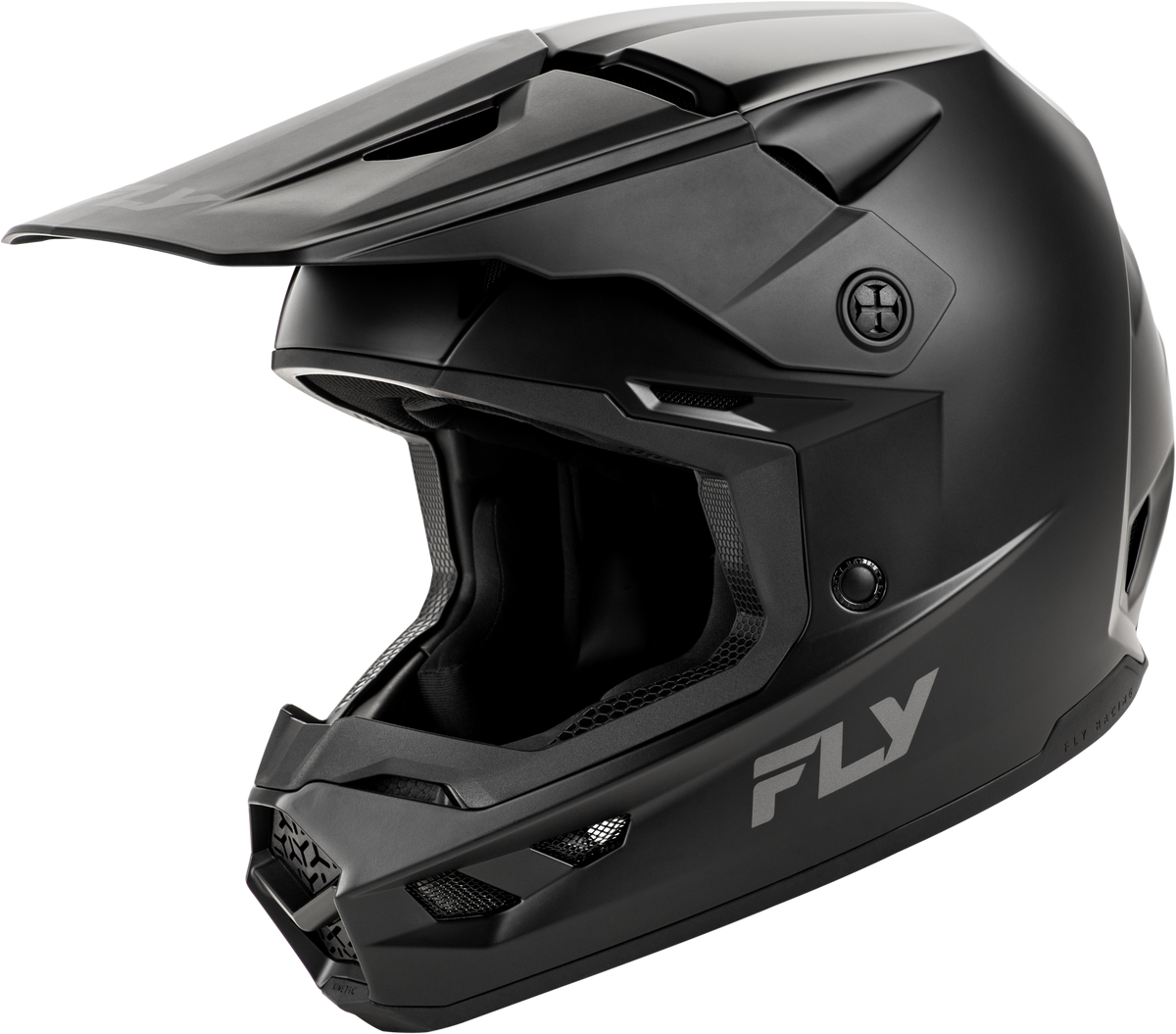 Kinetic Solid Helmet Matte Black Lg