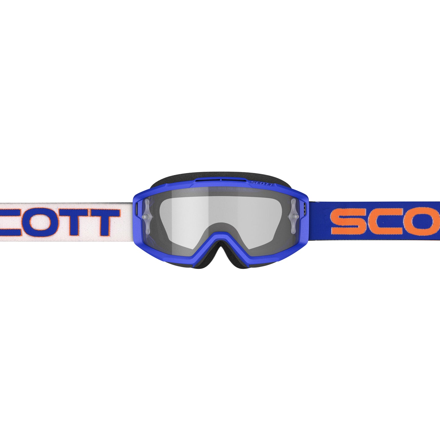 Split Otg Goggle White/Blue W/Clear Works Lens