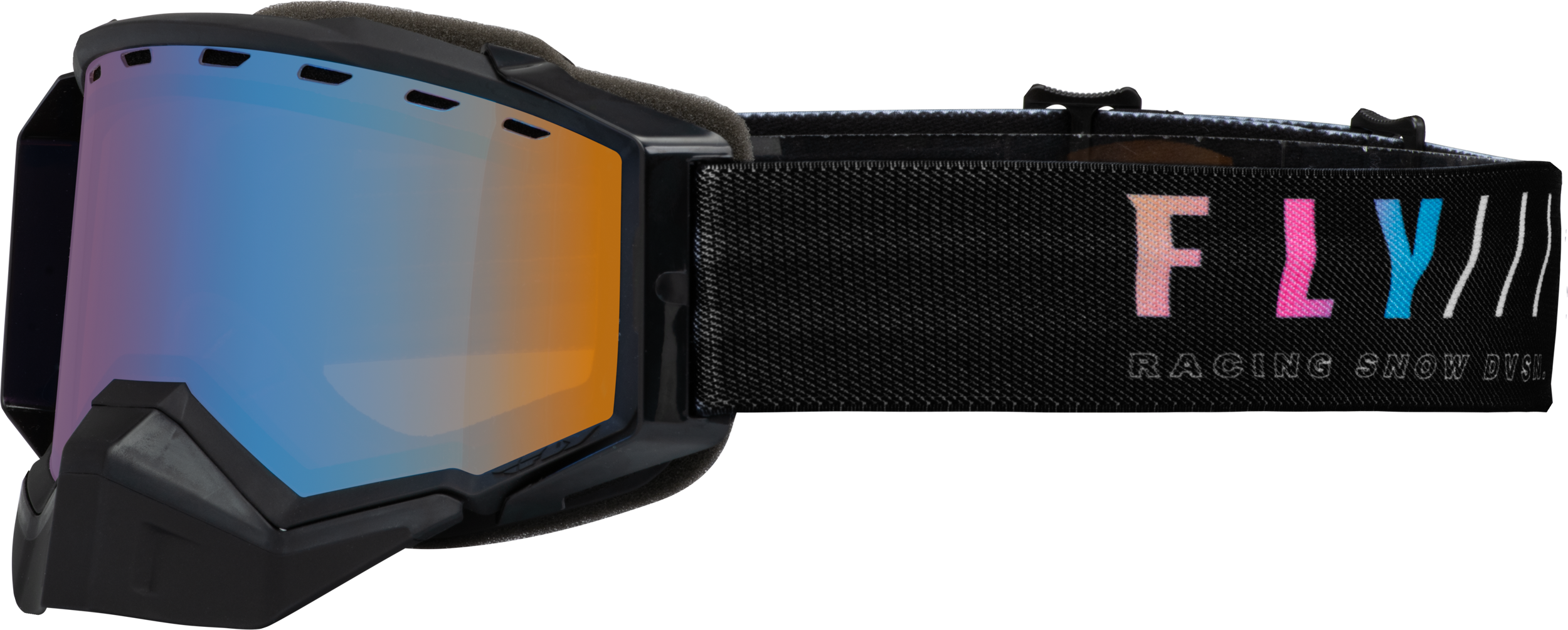 Zne Snw S.E. Goggle Blk/Sunset W/ Sky Blue Mirror/Amber Lens