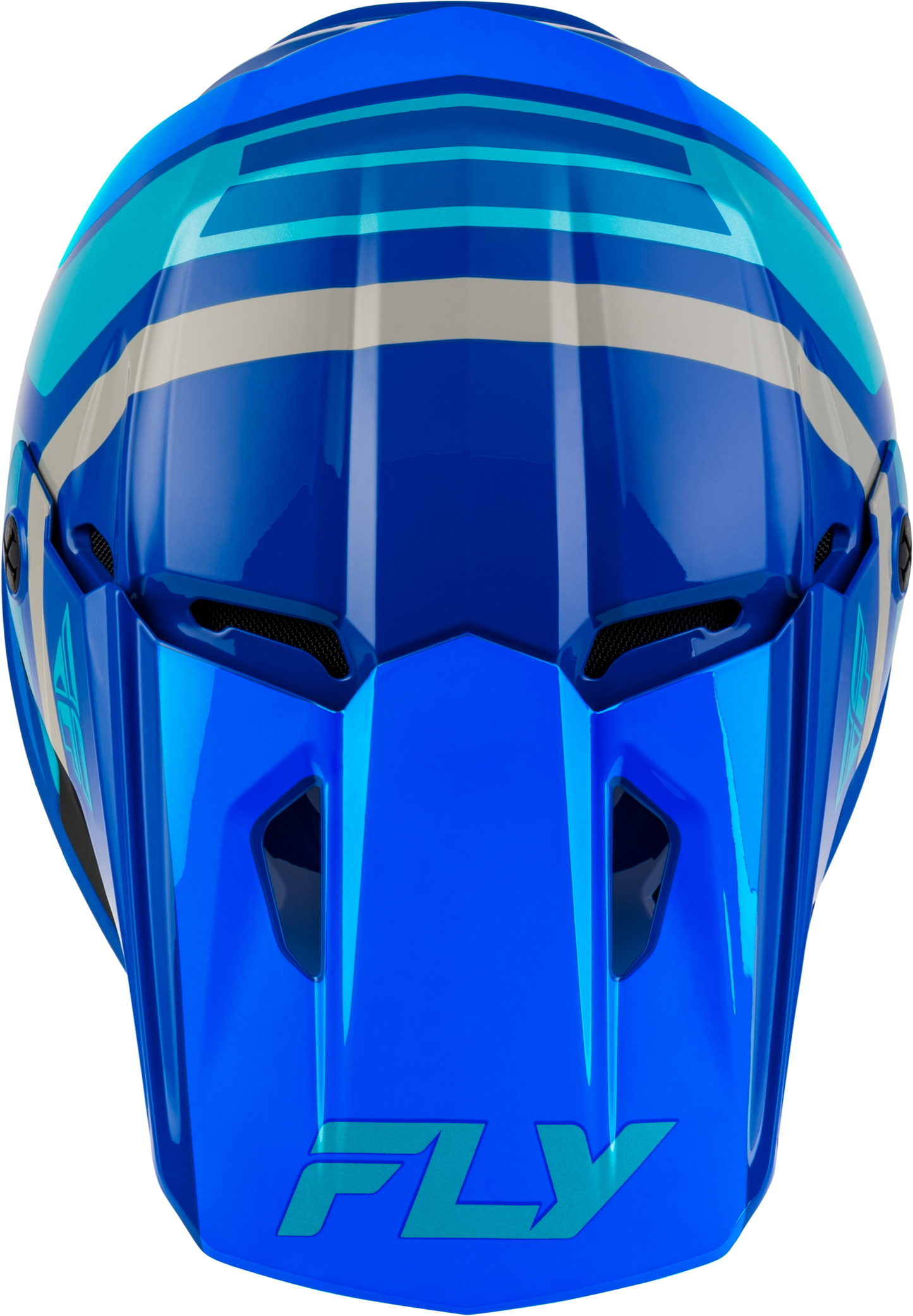 Youth Kinetic Scrap Helmet Blue/Light Blue/Grey Ys