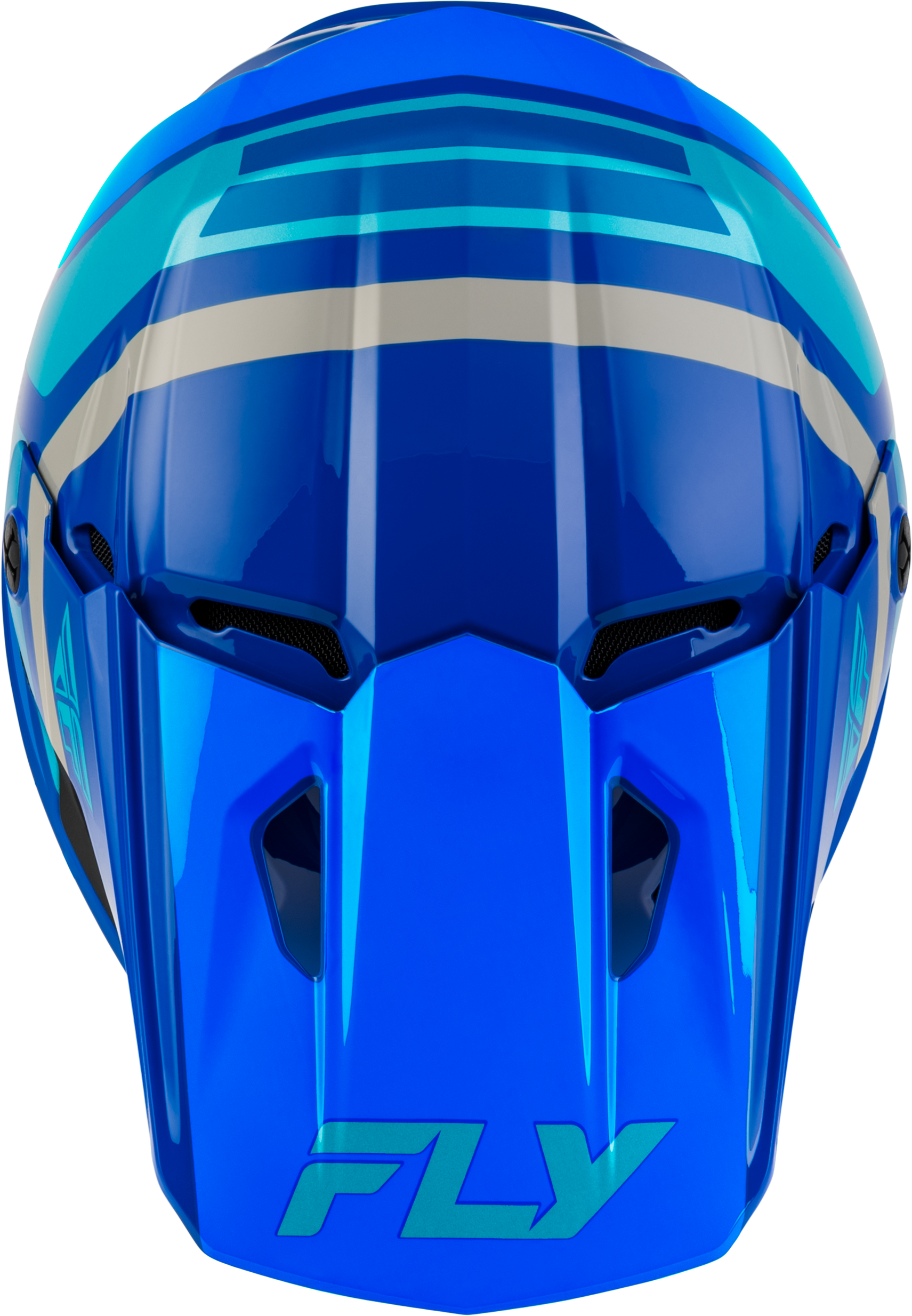 Youth Kinetic Scrap Helmet Blue/Light Blue/Grey Yl