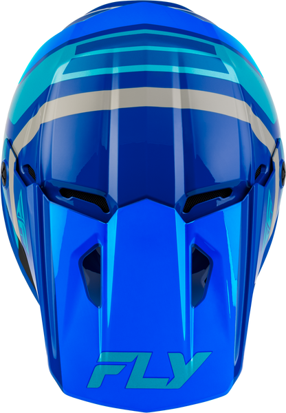 Youth Kinetic Scrap Helmet Blue/Light Blue/Grey Yl
