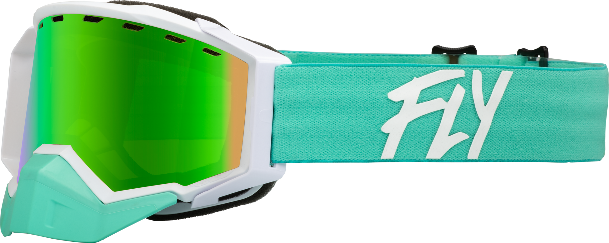 Zone Snow Goggle Mint/White W/ Green Mirror/Amber Lens