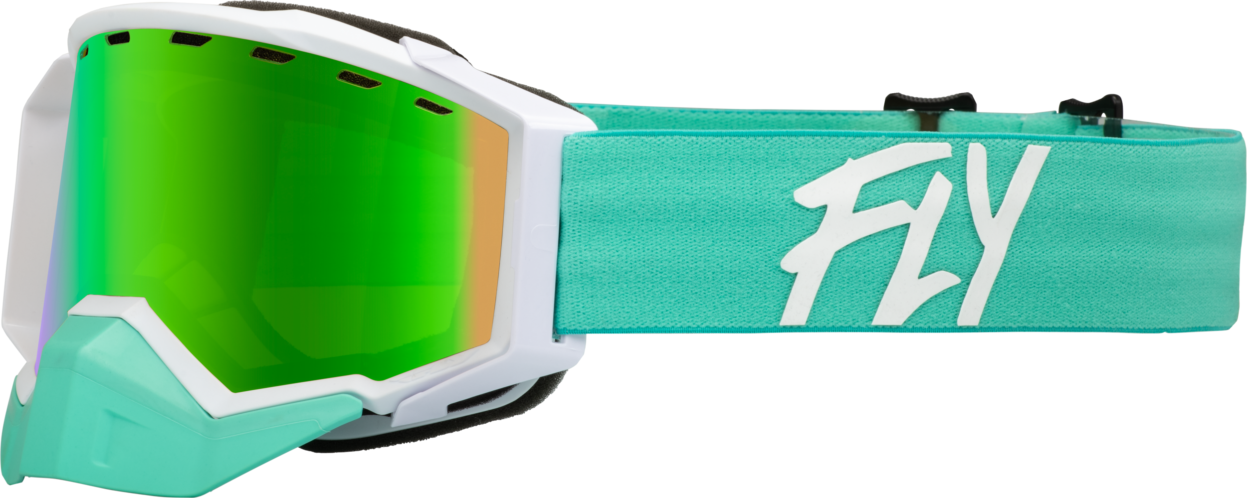 Zone Snow Goggle Mint/White W/ Green Mirror/Amber Lens